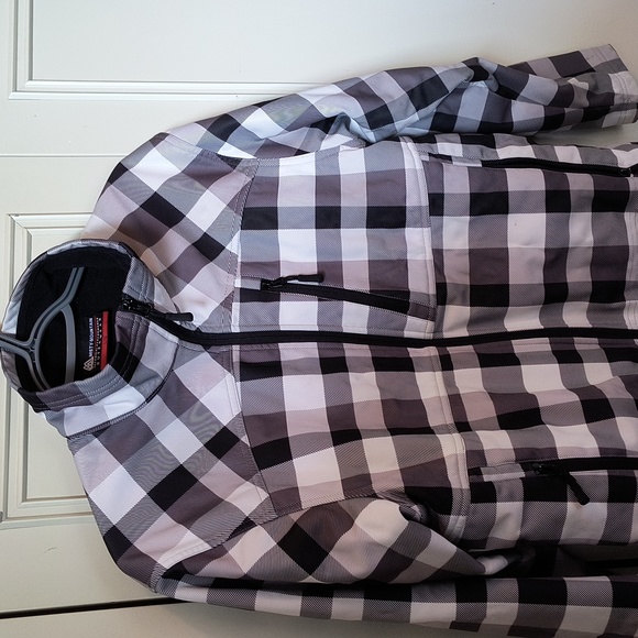 Misty Mountain Black and White Plaid Jacket - Picture 3 of 5